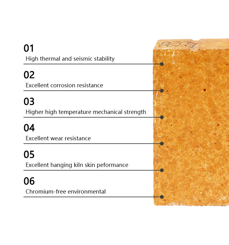Refractory Magnesia Alumina Spinel Bricks For Cement Rotary Kiln Transition Zone
