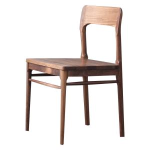 Quality Contemporary Solid Wood Chairs / Wooden Restaurant Chairs Without Armrest wholesale