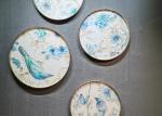 Flat Physically Tempered Slumped Decorative Fused Glass