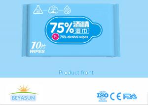Quality OEM Antiseptic Medical Alcohol Cleaning Wipes Disinfecting Wipes 75% Alcohol wholesale