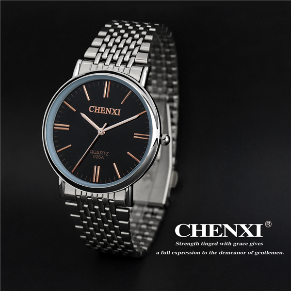 Man Watch Business Watch Guangzhou Kinpac Watch Gift Box Packing Stainless Steel Watches