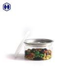 100ml 3.5g Dry Herb Clear Plastic Cans EOE 211# 38mm Height PET Tuna Can