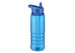 Leakproof 750ml Plastic Sports Water Bottle With Straw FDA Standard