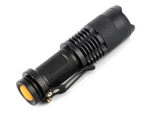 Quality Metal LED Emergency Flashlight 100 Lumens Mini Torch Dry Battery For Promotion Gift wholesale