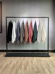 Organic Heavyweight Cotton Hoodie Reflective Camo Crewneck Sweatshirt 310g