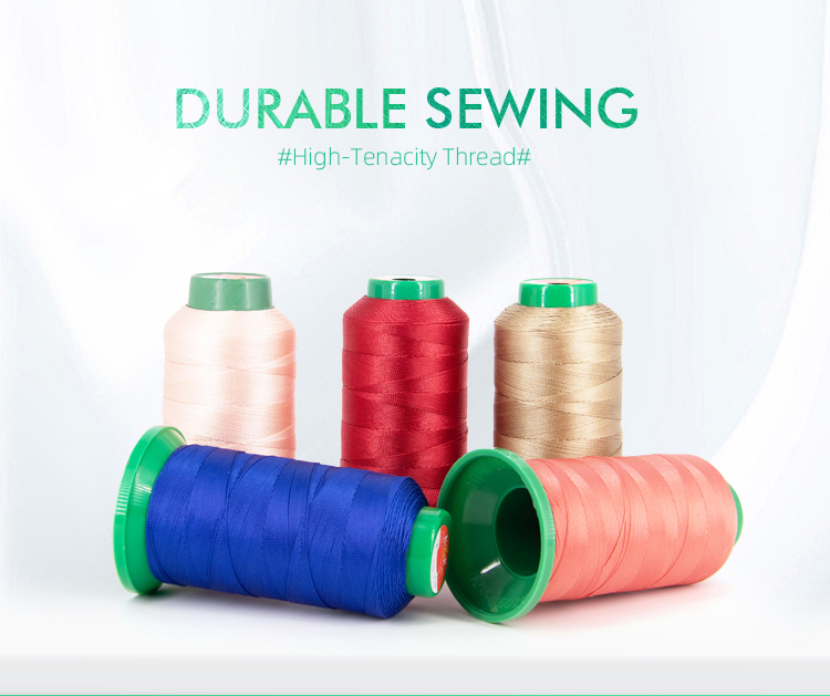 100% Polyester Strength Sewing Thread For Car Supplies Strength And Durable