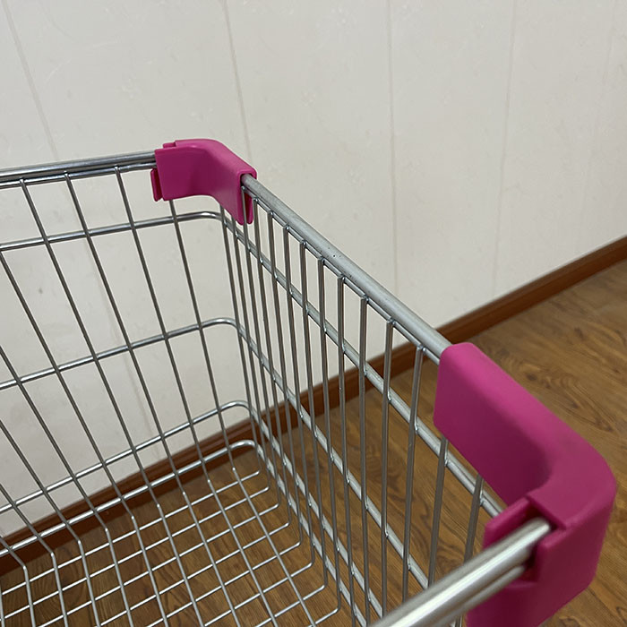 125L Retail Galvanised European Market Extended Length Supermarket Trolley
