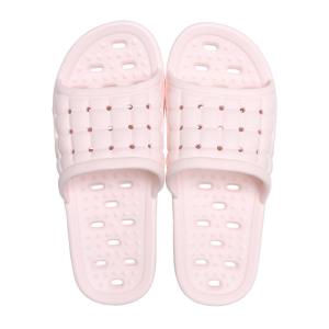 Quality Pink Color Pvc Slippers Bottom Hole Shoes Unique Out Sole Long Life Span wholesale