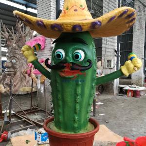 Quality Infrared Sensor Theme Park Cartoon Animatronic Plant Cactus wholesale