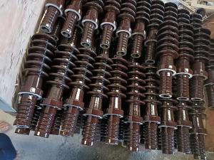 Quality IEC 60168 Oil ASS Transformer Porcelain Bushing Brown Glazed Korean Market 150kV wholesale