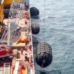 Floating Pneumatic Marine Fender Natural Rubber For Cargo Ship Docking Mooring