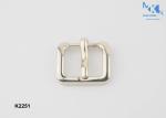 Light Gold Shoe Repair Buckles , Metal Replacement Shoe Strap Buckle