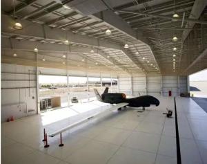 Quality Customized Q235 Q345 Prefabricated Aircraft Hangars Single Storey wholesale