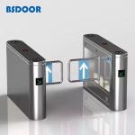 Biometric ESD system LED AC 100V Swing Barrier Turnstile Stainless Steel