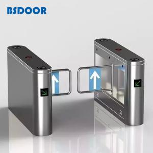 Quality Biometric ESD system LED AC 100V Swing Barrier Turnstile Stainless Steel wholesale