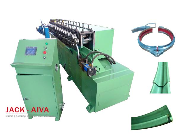15 Stations Duct Flange Machine Closure Ring Machine Round Air Duct Connection