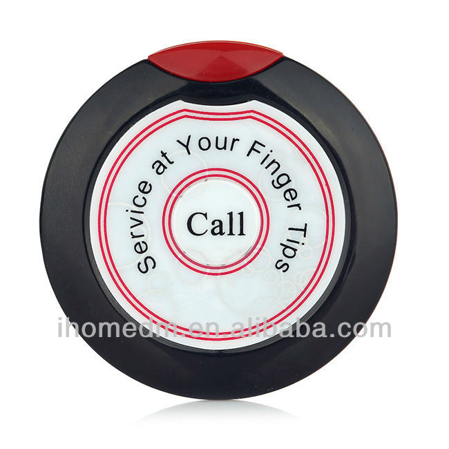Portable Wireless Service Call Button System Watch Pager