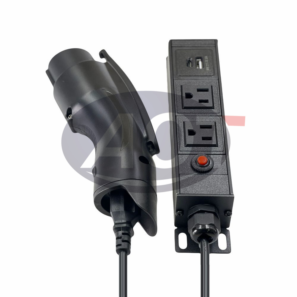BLACK 16A V2L J1772 EV Charger for HYUNDAI MG BYD KIA EV Type 1 Discharge Adapter Up To 16A