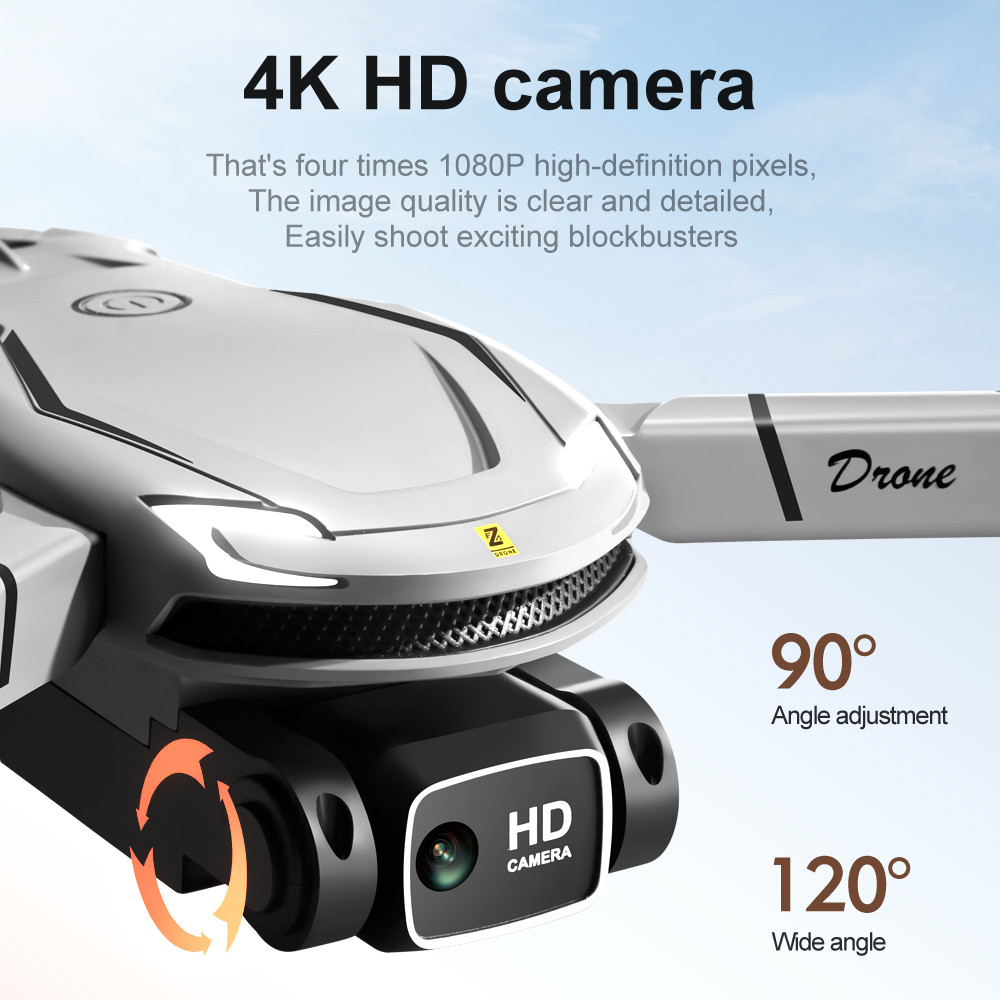 Drone V88 with Camera EIS Hand Control Foldable Quadcopter Optical Flow UAV