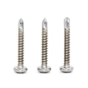 Quality Stainless Steel Self Drilling Screw Round Head Self Tapping Metal Screws wholesale