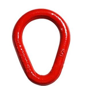 Quality Heavy Duty Galvanized Pear Link Steel Weldless Sling Link For Industrial wholesale