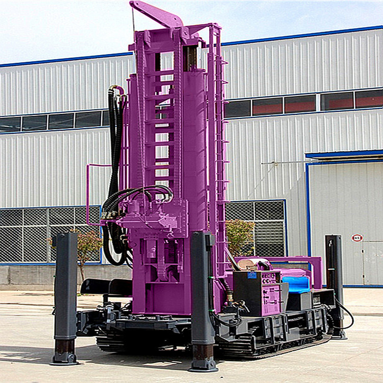 Crawler Water Drilling Machine for Deep Water Well Drilling Equipment 6300×2300×2650mm
