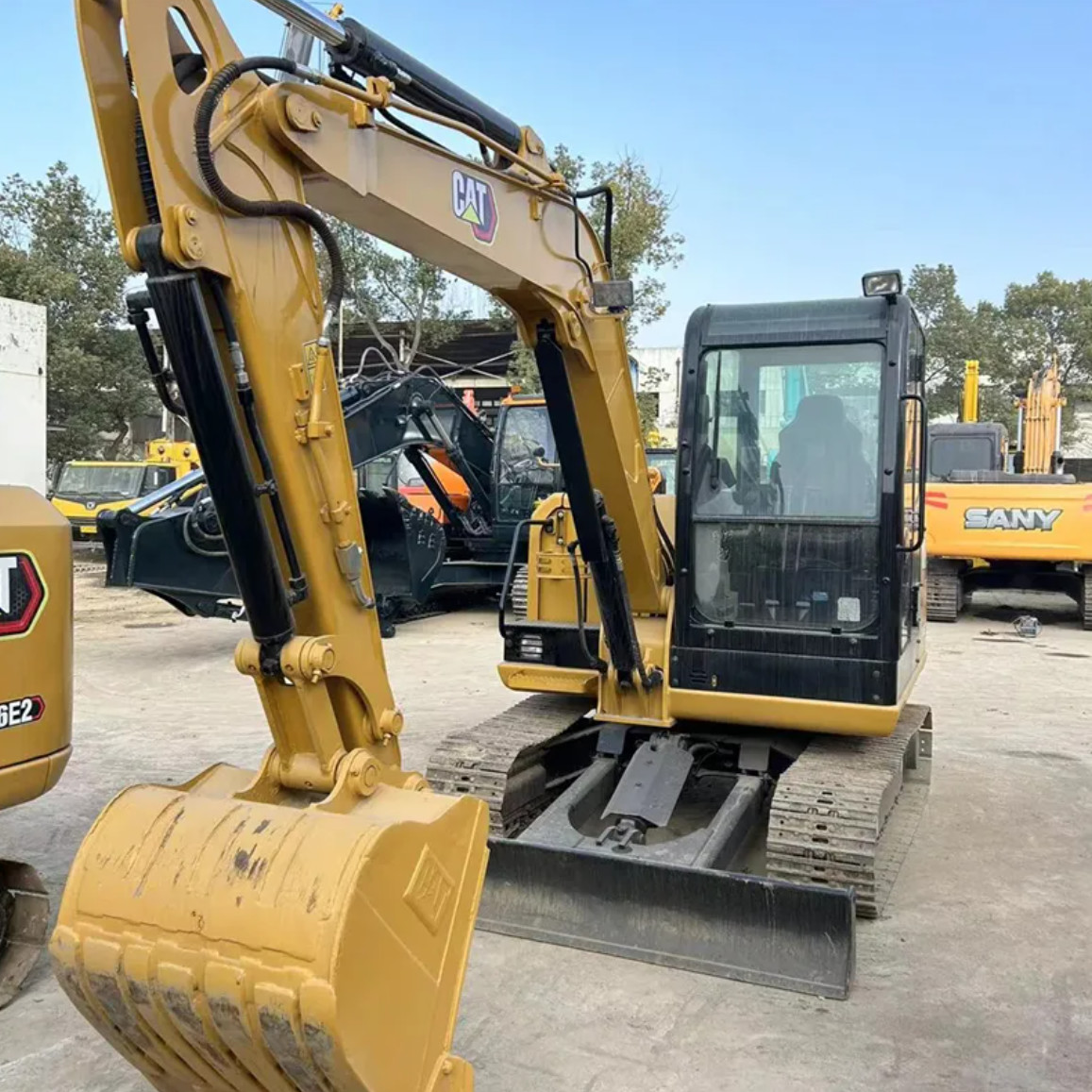 America Original Cat 306E2 6 Ton Mini Crawler Excavator Earthmoving Machine For Sale