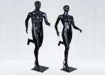 Adult Male / Female Sports Mannequin In Black Or Customized Color