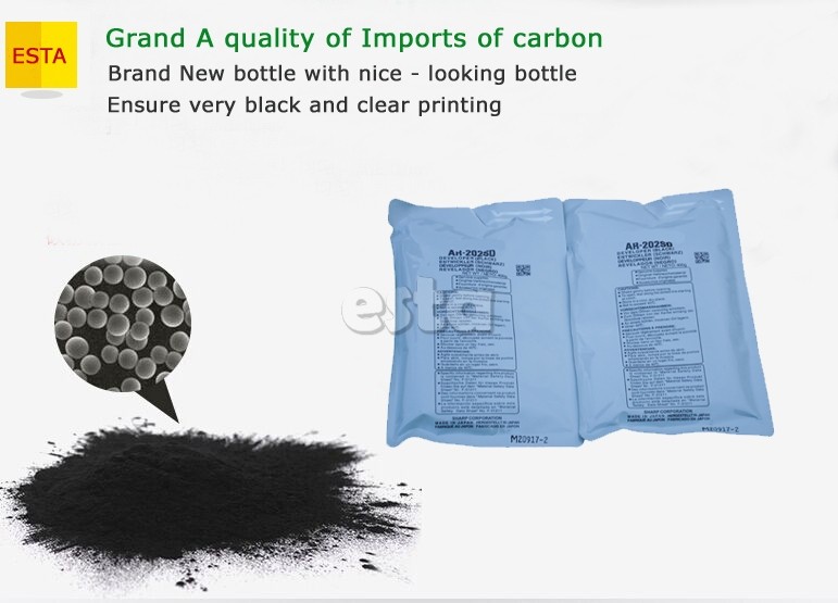 Developer AR 202SD For Sharp Copier Toner AR 160 / 161 / 151 / 121 / 5516 / 5520 / 5532