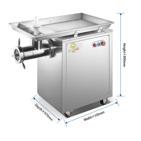 Stainless Steel Meat Grinder 2200W 150KG N.W Hotel Equipment With Capacity