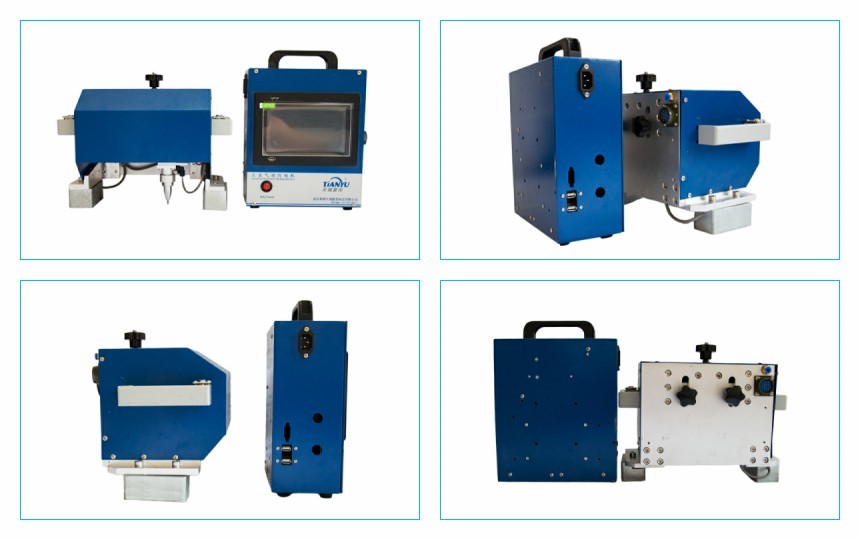 Hand-held Dot Peen Marking Machine for Pipe Touch screen Pneumatic Marking Machine