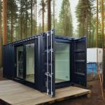 Galvanized Steel Square Tubes Modified Prefabricated Shipping Container House