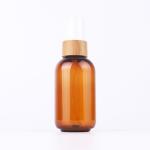Eco Friendly Bamboo Lid 30ml 50ml Pump Spray Bottle