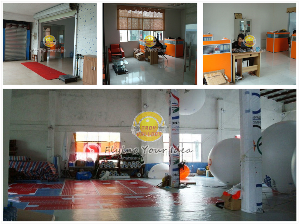Bespoke Durable helium giant inflatable balloon, 0.18mm PVC Advertising Helium Balloons for event, outdoor advertising