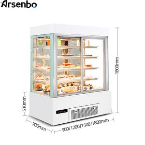 Quality SUS304/201 Cake Display Refrigerator Multipurpose White Black Color wholesale