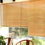 Woven Roman Bamboo Mat Rolling Curtain Easily Installed Shutter Outdoor 180