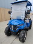 Blue 2 Seater Electric Off-Road Golf Cart High Power 12'' Tires With Disc Brake