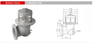Quality Aluminum Bottom Valves Emergency Valves Spare Parts For Trucks , GETC804AQ-100 wholesale