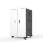 AC 42pcs Lockable Tablet Mobile Charging Cabinet Station Galvanized