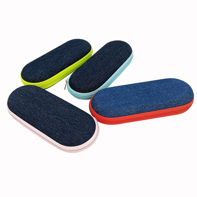 Customer Logo Sports Glasses Case Hard Zipper Glasses Case Unisex