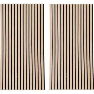 Quality Sound Absorbing MDF Wood Akupanel Soundproof Slat Wall Acoustic Panel Customizable wholesale