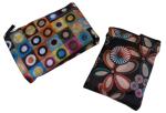 Flowered Nylon Storage Bags With Metal Chains For Gift Giving