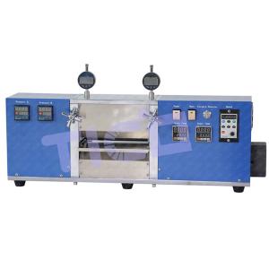 Quality 100mm Width Vertical Hot Calender 1KW Power With Pressure Gauge wholesale