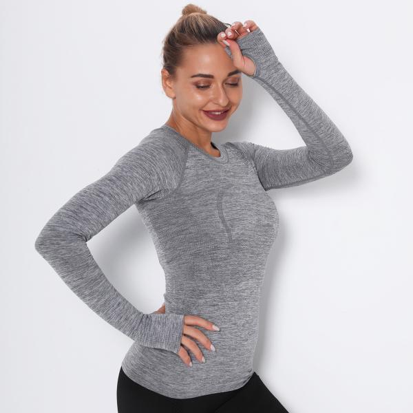 Seamless yoga clothes women fast dry dance rhyme fitness clothes jacket sports