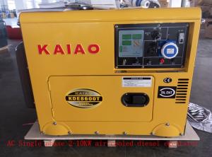 Quality Commercial / Household Small Diesel Generators 15L Fuel Tank Capacity wholesale