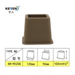 KR-P0258K Plastic Brown 3 Inch Bed Risers , Adjustable Bed Frame Risers High