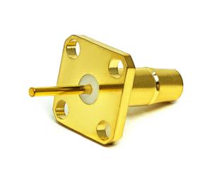 Quality QMA N type Flange Sma Female 4 Holes Flange mount Female Coaxial adapter Antenna Rf Connector wholesale