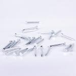 Length 25mm Masonry Concrete Nails Grooved Shank Flat Head With Magnetic