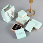 Luxury Paper Jewelry Boxes Offset Printing Necklace Earring Cardboard Gift