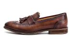 Sample Available Mens Leather Loafers Autumn Woven Leather Slip On Shoes for
